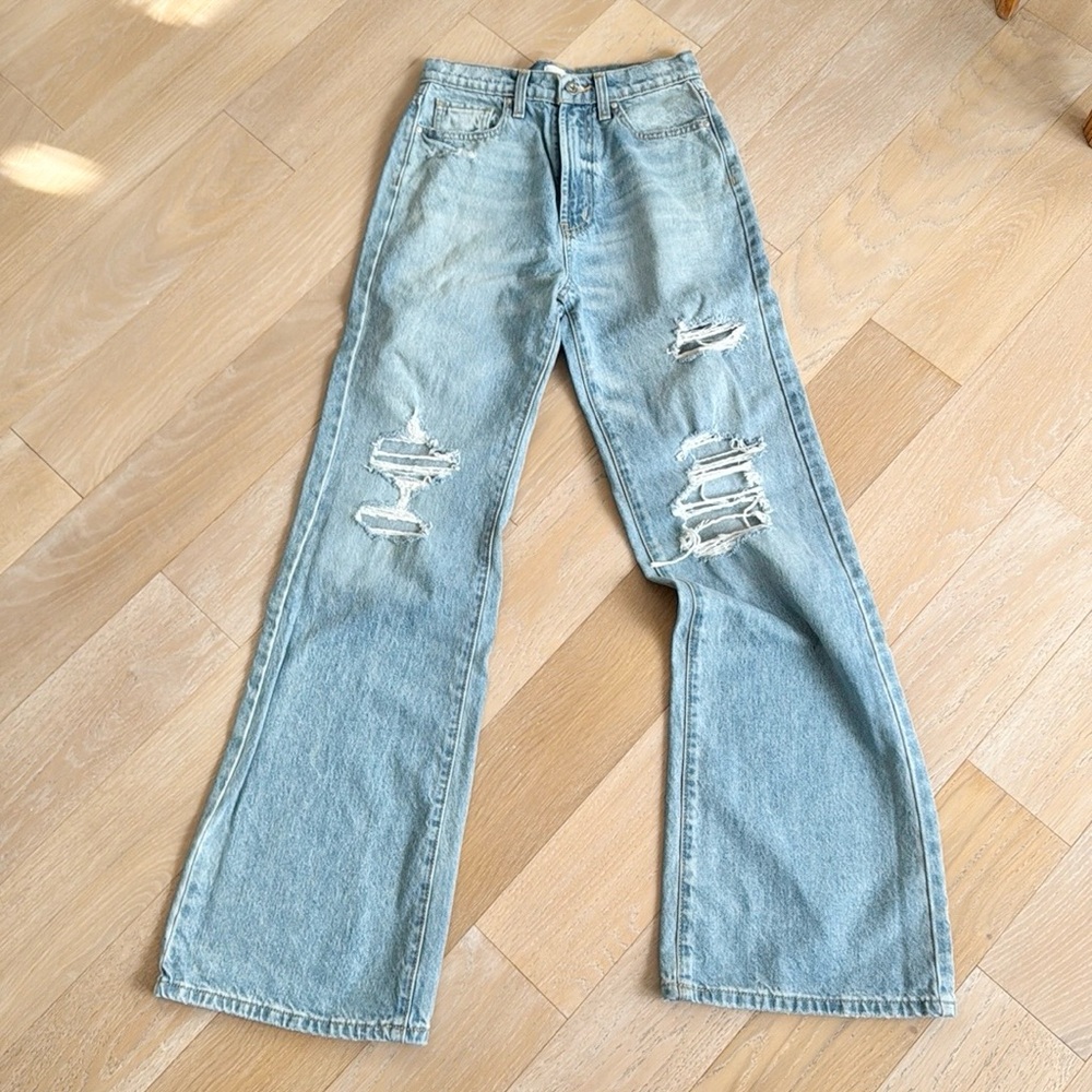 West of Melrose Baggy Ripped Jeans